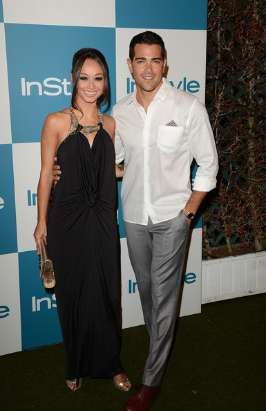 Jesse Metcalfe and Cara Santana attend the 11th annual InStyle summer soiree held at The London Hotel on August 8, 2012 in West Hollywood, California. 
