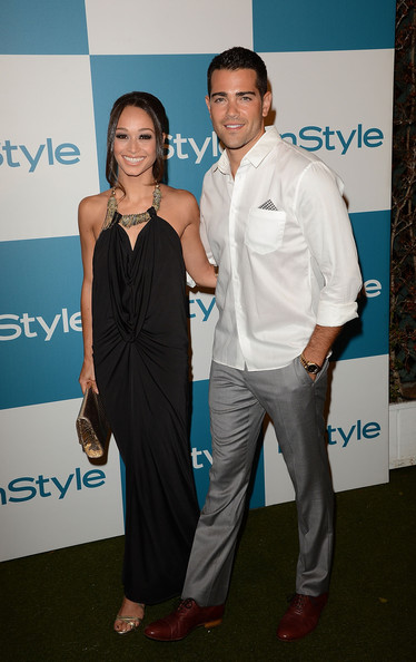 Jesse Metcalfe and Cara Santana attend the 11th annual InStyle summer soiree held at The London Hotel on August 8, 2012 in West Hollywood, California. 
